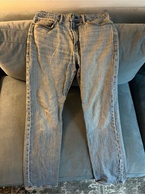 Gap men’s straight jeans light blue